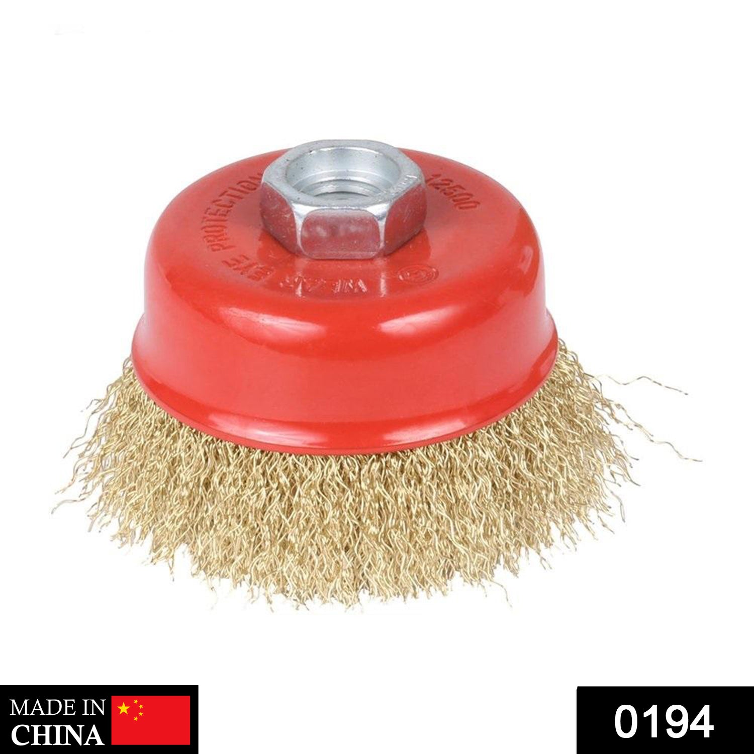 Wire Wheel Cup Brush (Gold)