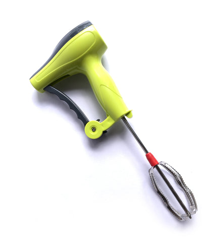 Power-Free Manual Hand Blender With Stainless Steel Blades 