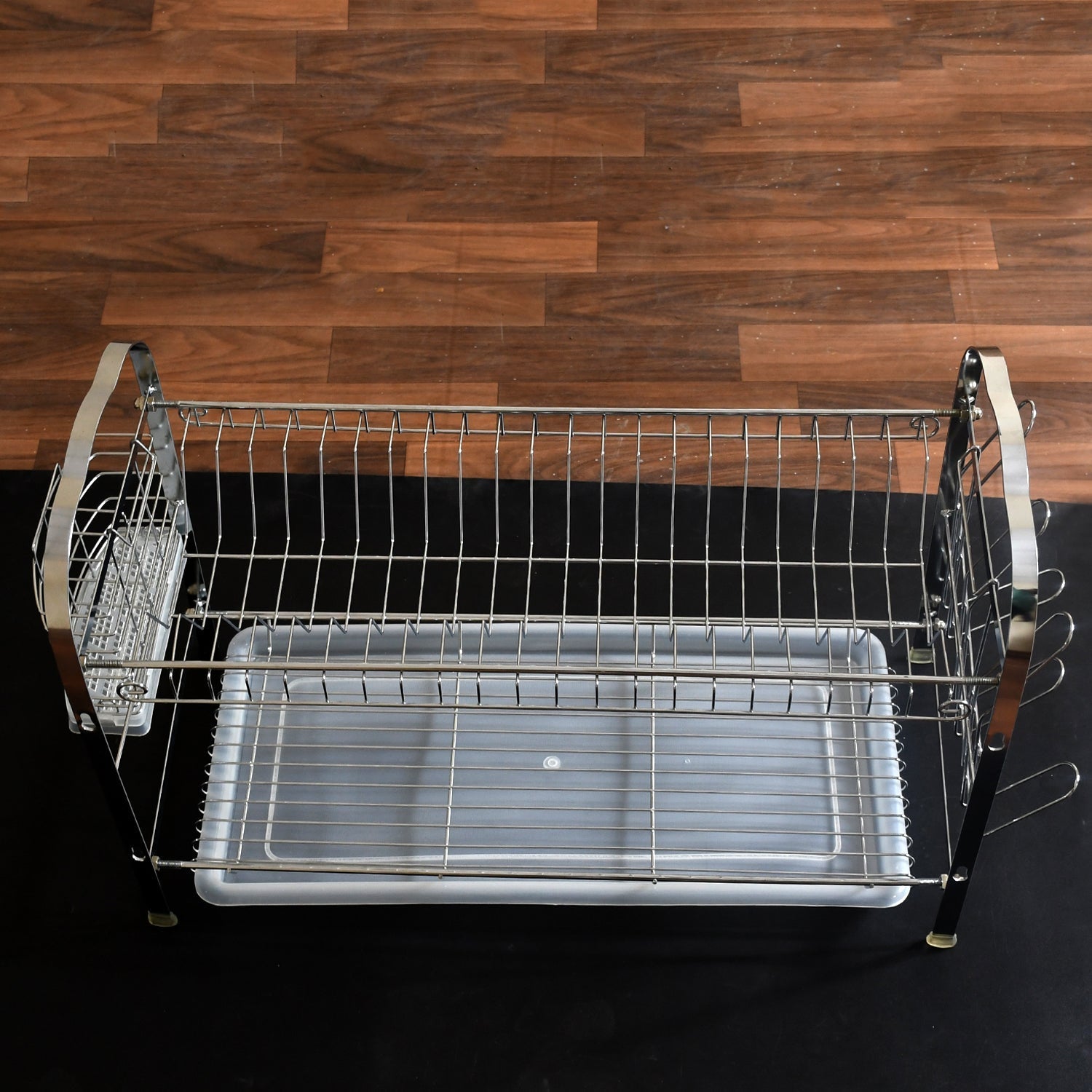 Kitchenware Steel Rack Dish Drainer 58cm For Home & Kitchen Use