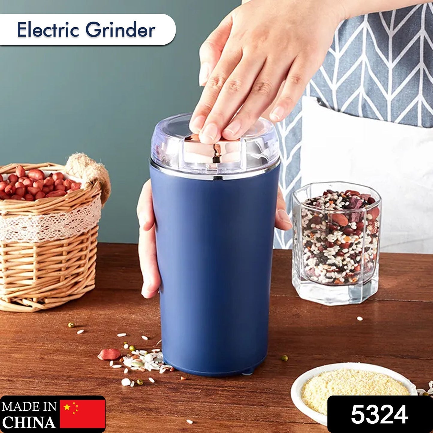 Mini Mixer, Small Blander, Power full Mini Grinder, Electric Coffee Bean Grinder Grinder Machine Portable Grinder for Home and Office.