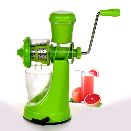 Manual Fruit Vegetable Juicer with Strainer (Multicolour)