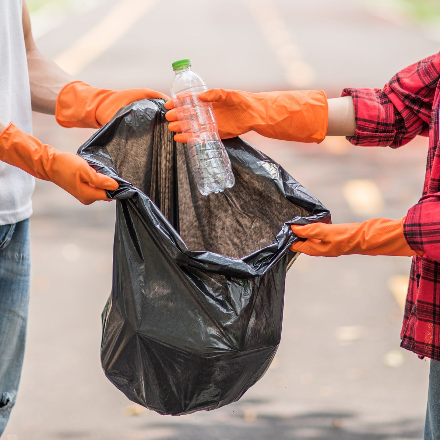 1 Roll Garbage Bags / Dustbin Bags / Trash Bags - 45X55Cm