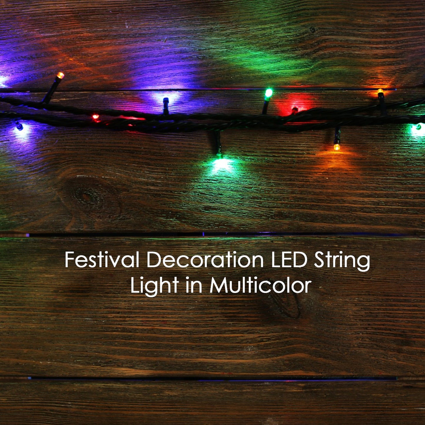 3Mtr Home Decoration Diwali & Wedding LED Christmas String Light Indoor and Outdoor Light ,Festival Decoration Led String Light, Multi-Color Light 1.4MM (15L 3 Mtr)