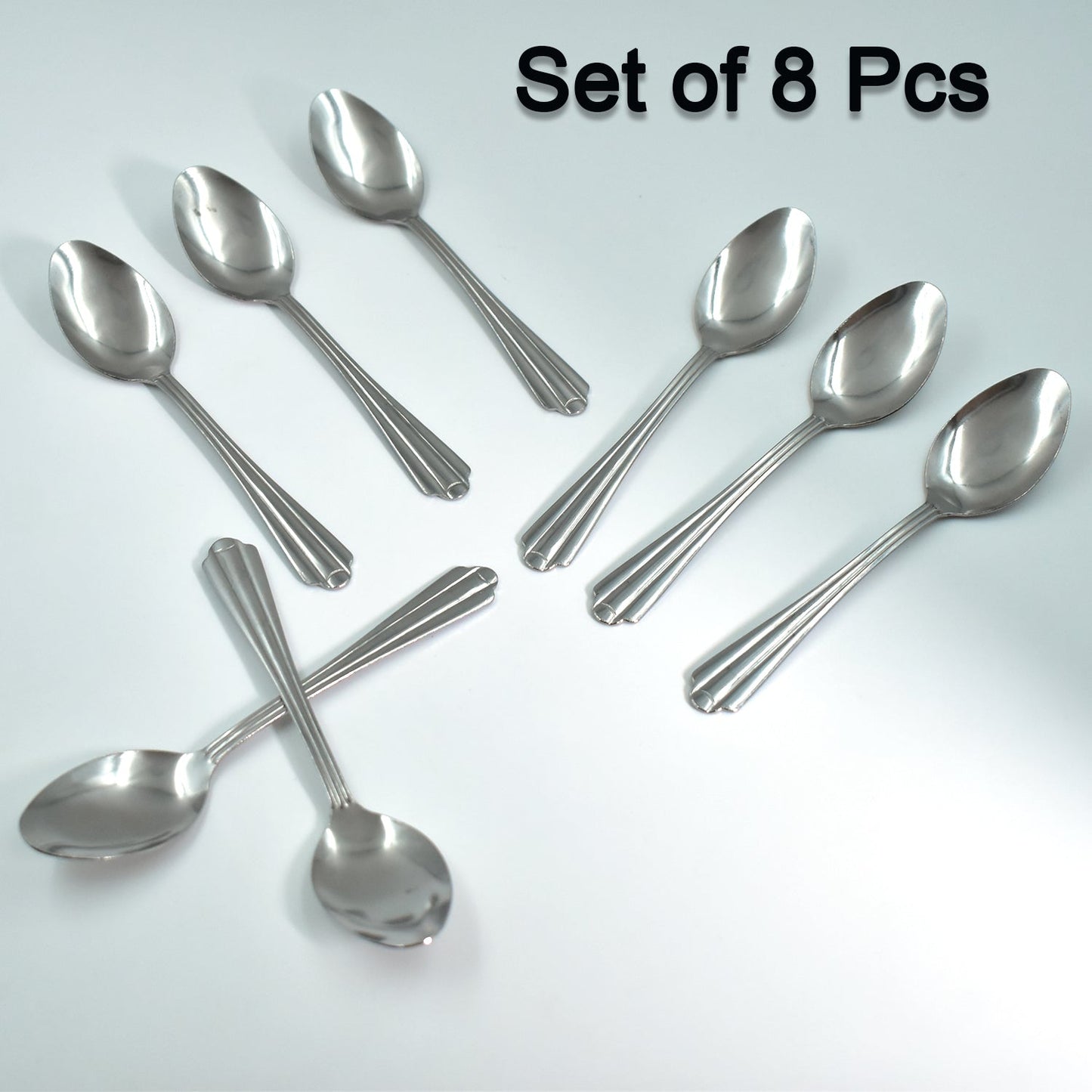 2779 (set of 8pc) small tea spoon Set for Tea, Coffee, Sugar & Spices, Small Spoons