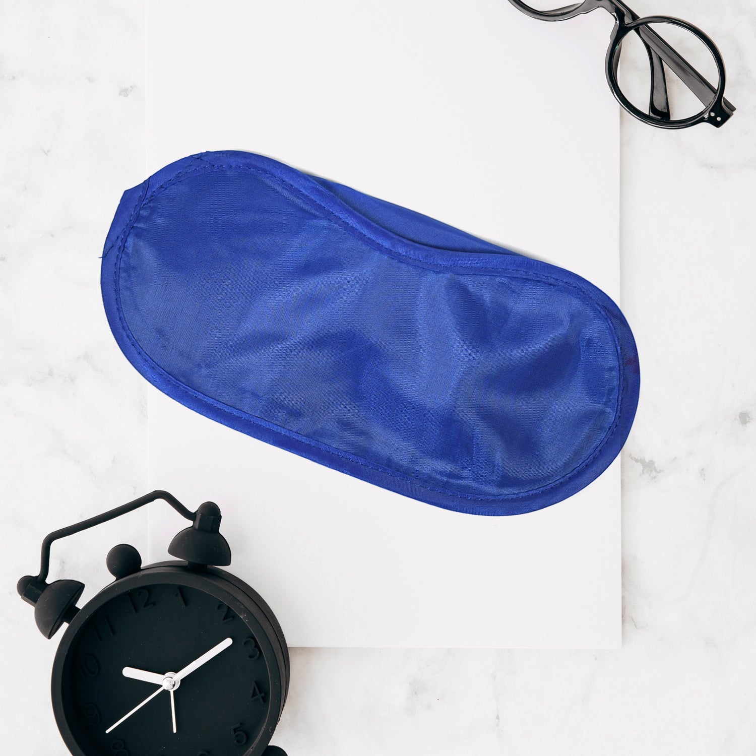 New Men, Women Blindfold Soft Satin Sleep Mask Eye Mask Blind fold Block Out Light for Travel, Shift Work & Meditation (1pc)