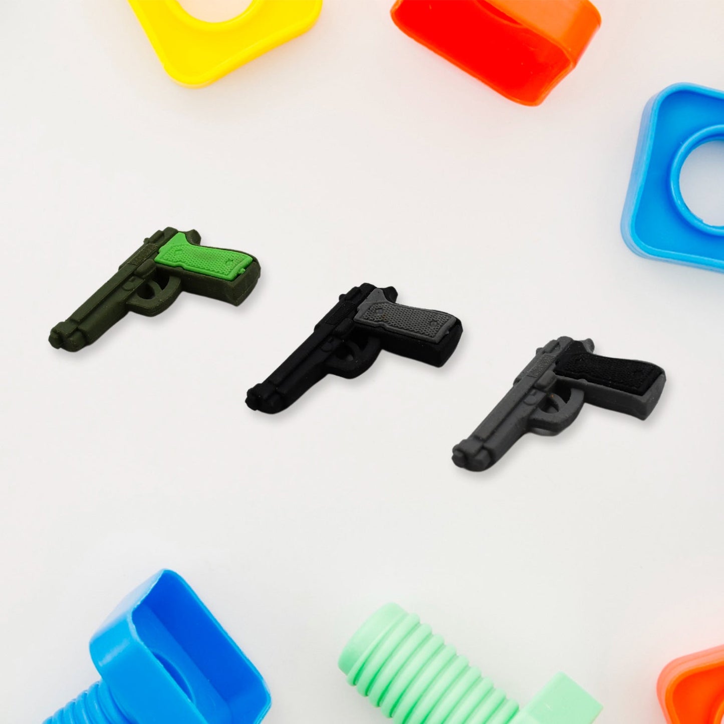 Eraser for Kids| Gun & Plane  Shape Eraser| Eraser Set Box| School Eraser| Stylish Eraser| Eraser for Kids School| Eraser for Artist| Cute| Birthday Gifts for Kids, Birthday Return Gifts (5 Pc set)