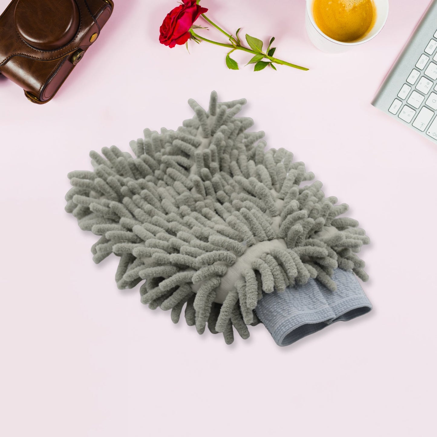 Microfiber Multi-Purpose Super Absorbent and Perfect Wash Clean Double sided microfiber hand glove duster Window, Kitchen, Home Dusting!