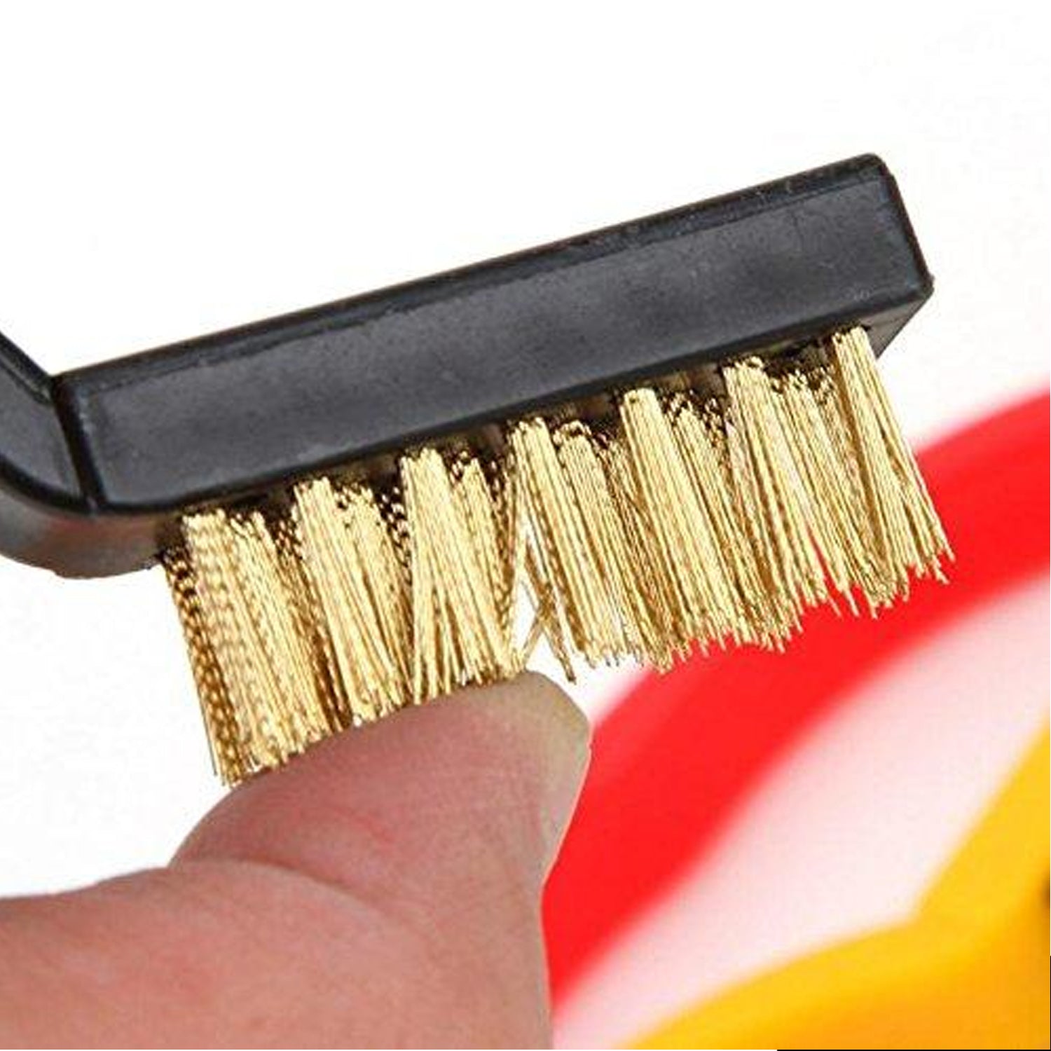 3 Pc Mini Wire Brush Set (Brass, Nylon, Stainless Steel Bristles) 