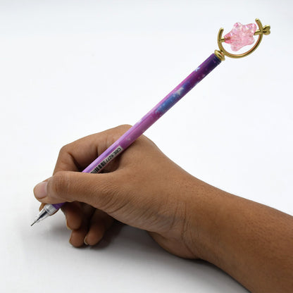 Flower Fancy Pen Writing Pens Ballpoint Black Ink Gel Pen Party Gift Gel Ink Pens Funny School Stationery Office Supplies