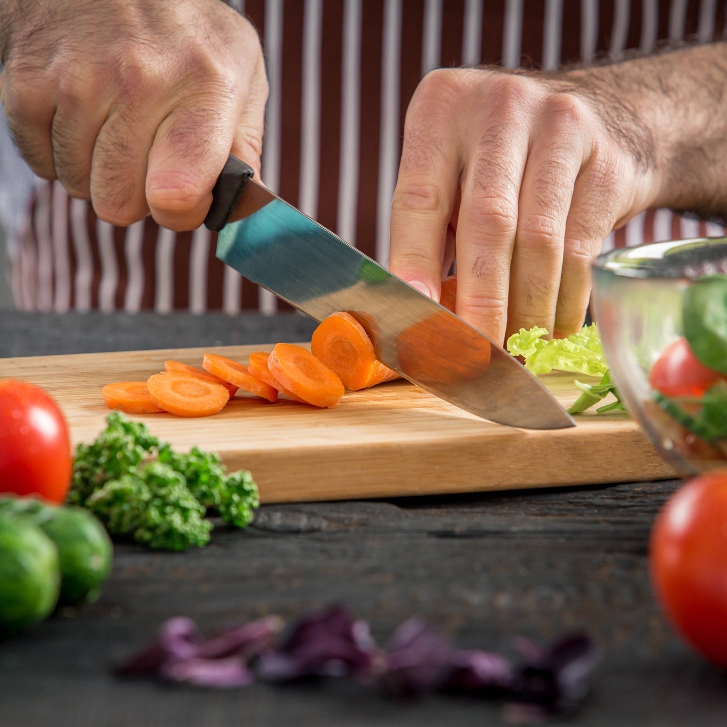 2193 Natural Wood Chopping Cutting Board for Kitchen Vegetables, Fruits & Cheese, BPA Free.