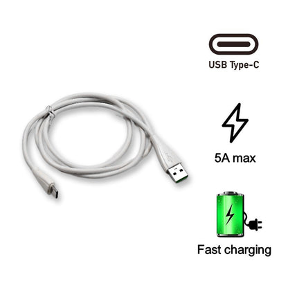 6481 Type C data cable with 2.4Amp Rapid Charging (1000mm)