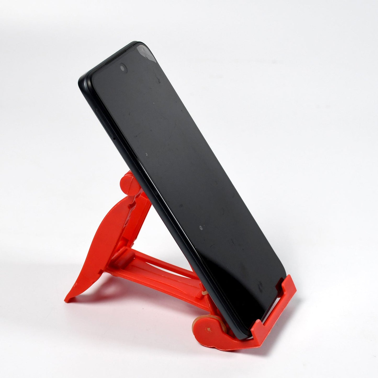 Adjustable Foldable Plastic Square Mobile Stand Premium Mobile Stand Use For Home, Office & Multiuse