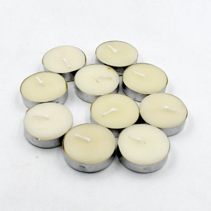 Burning Tea Light Candles | Tealights Candles Premium Quality Candle  (10 Pc Big Size)