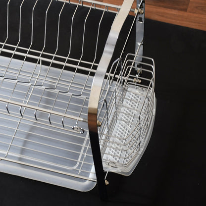 Kitchenware Steel Rack Dish Drainer 58cm For Home & Kitchen Use