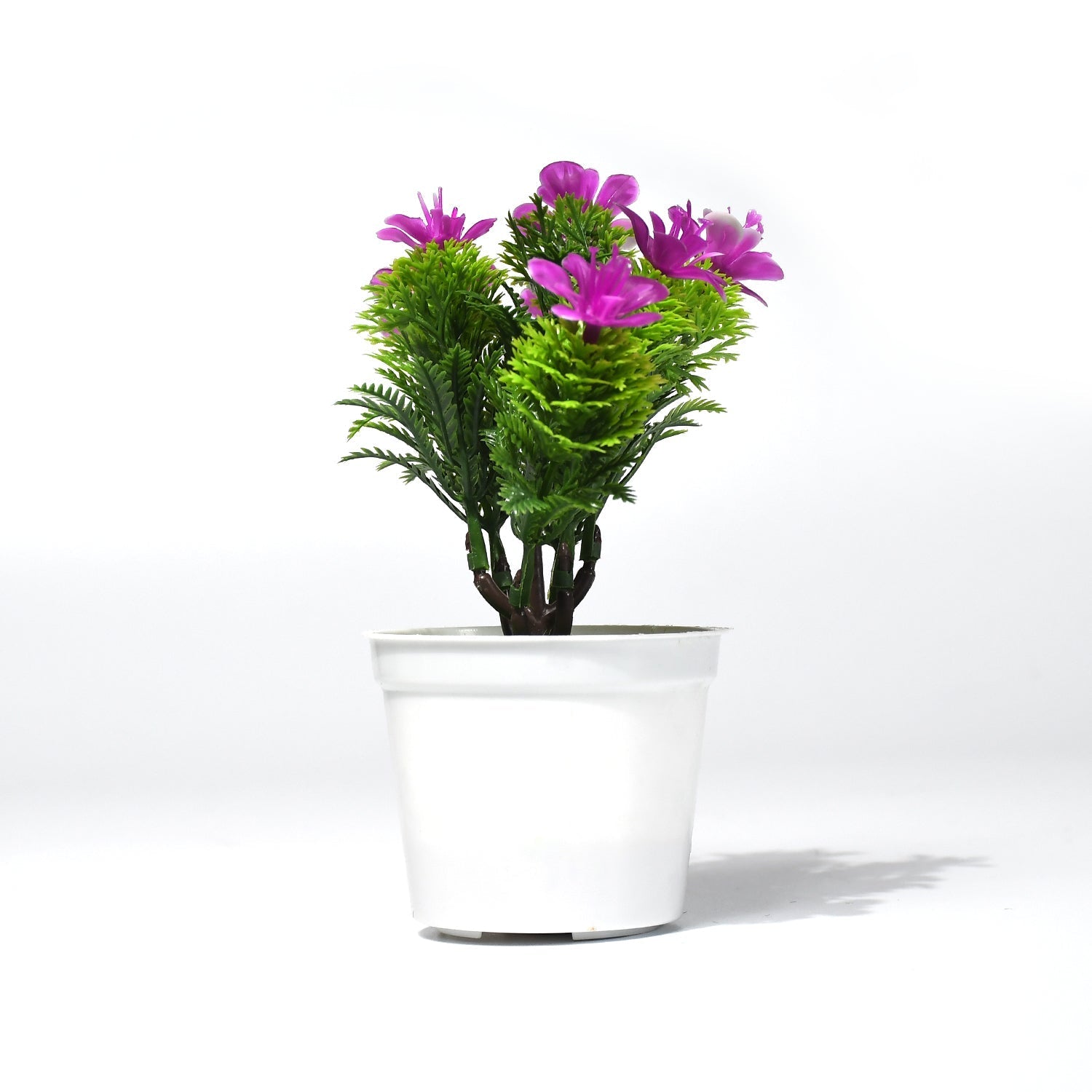 Flower Pot Artificial Decoration Plant | Natural Look & Plastic Material For Home, Hotels, Office & Multiuse Pot