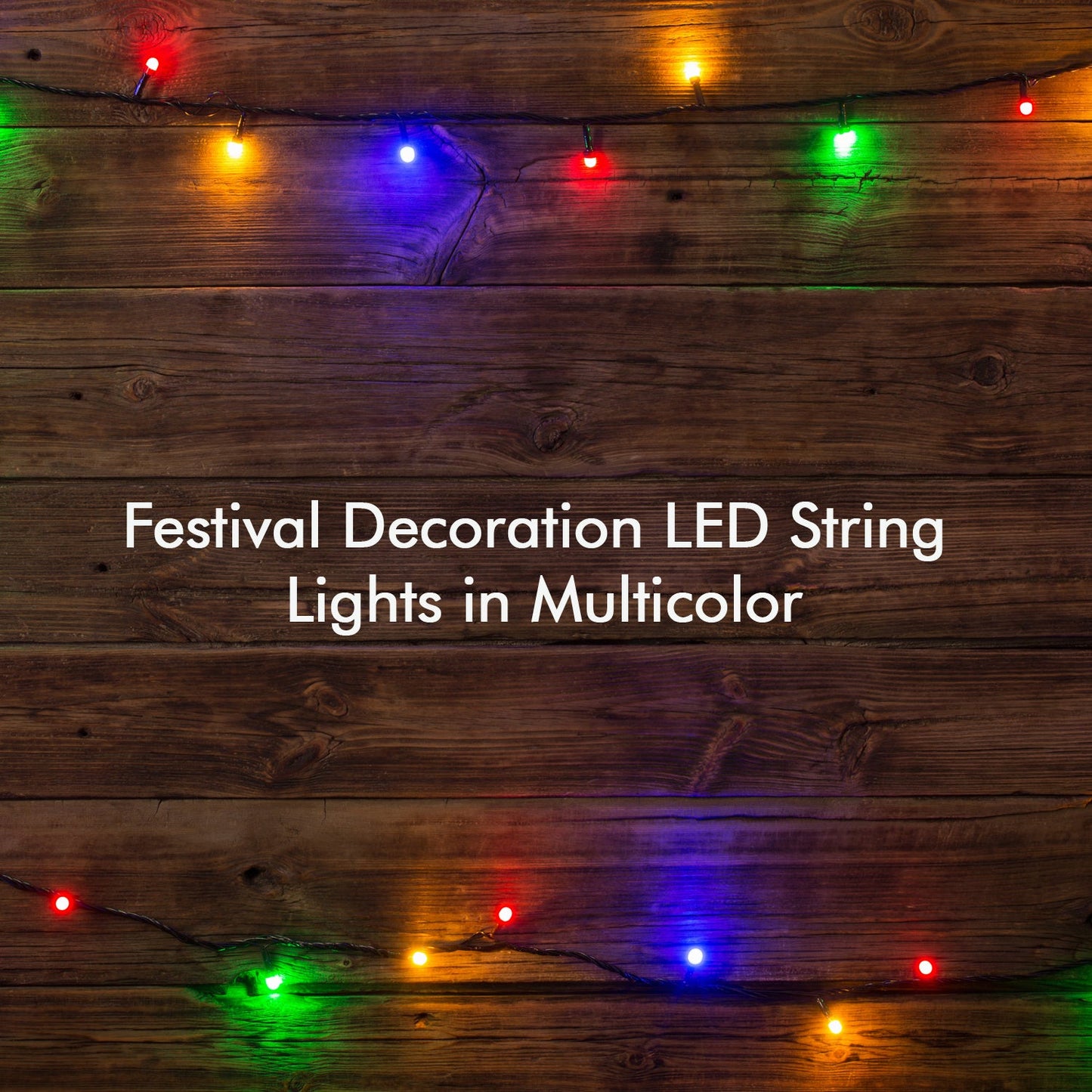 3Mtr Home Decoration Diwali & Wedding LED Christmas String Light Indoor and Outdoor Light, Festival Decoration Led String Light, Multi-Color Light (15L 3 Mtr)