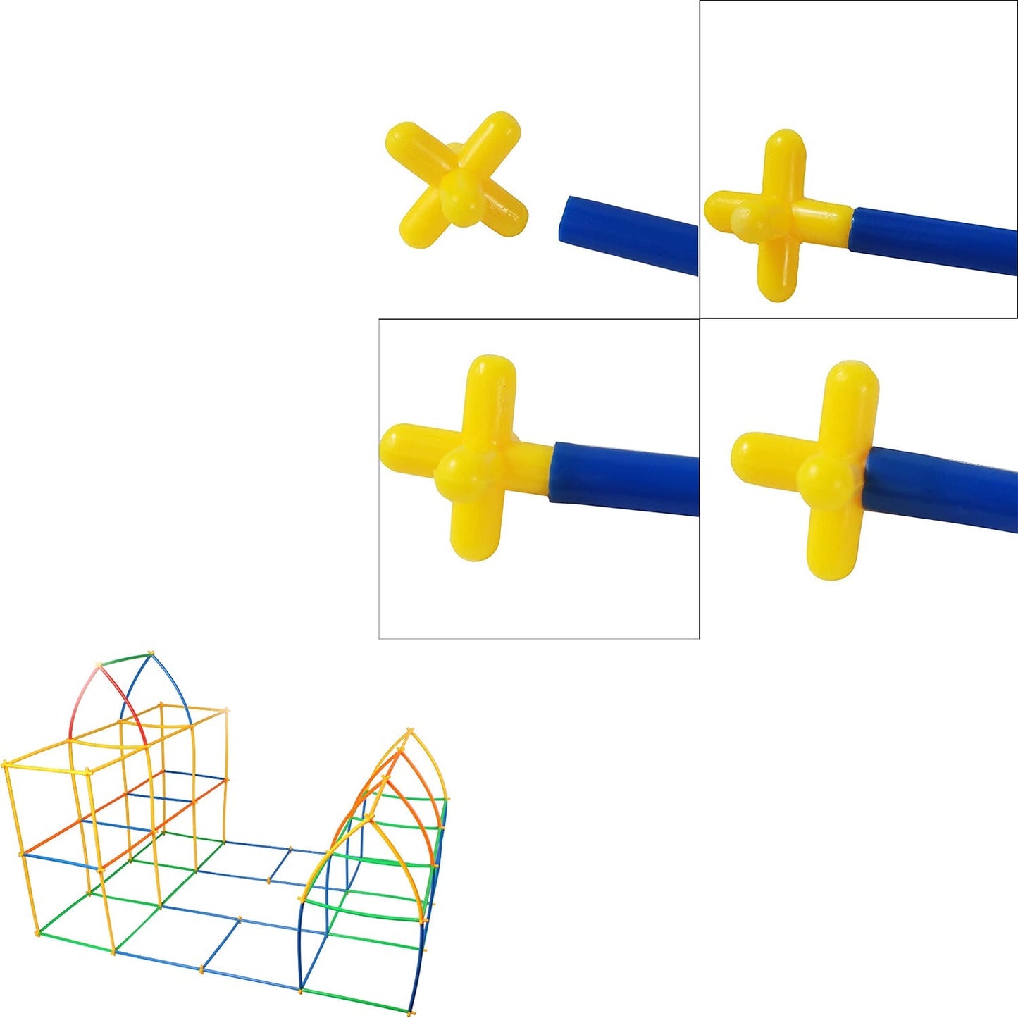 3917 100 Pc 4 D Block Toy used in all kinds of household and official places specially for kids and children for their playing and enjoying purposes.