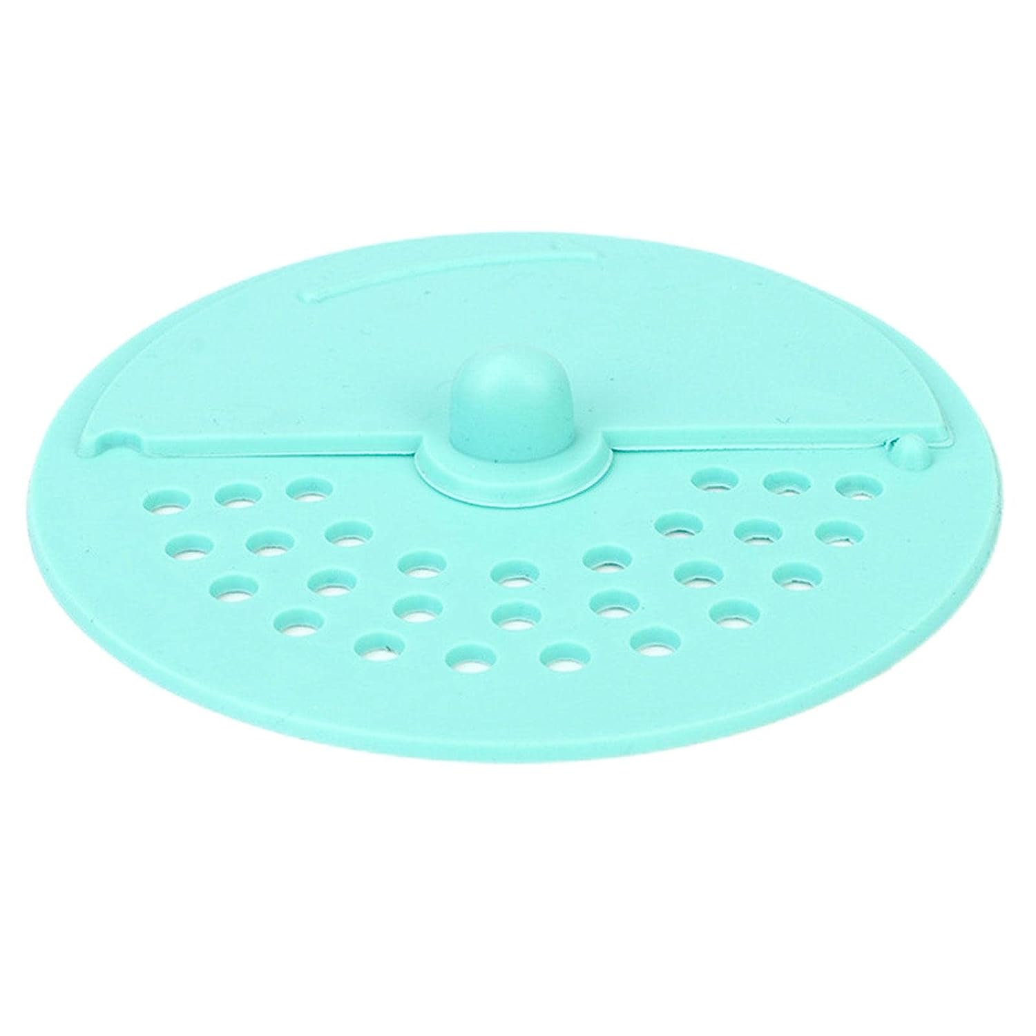 Drain Cover Round Rubber Anti-Odor Floor Drain Shower Waste Water Drainer Bathroom Filter Kitchen Sink Filter Silica Gel Hole Bath Plug For Toilet Kitchen Balcony 1pcs