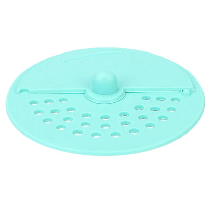 Drain Cover Round Rubber Anti-Odor Floor Drain Shower Waste Water Drainer Bathroom Filter Kitchen Sink Filter Silica Gel Hole Bath Plug For Toilet Kitchen Balcony 1pcs