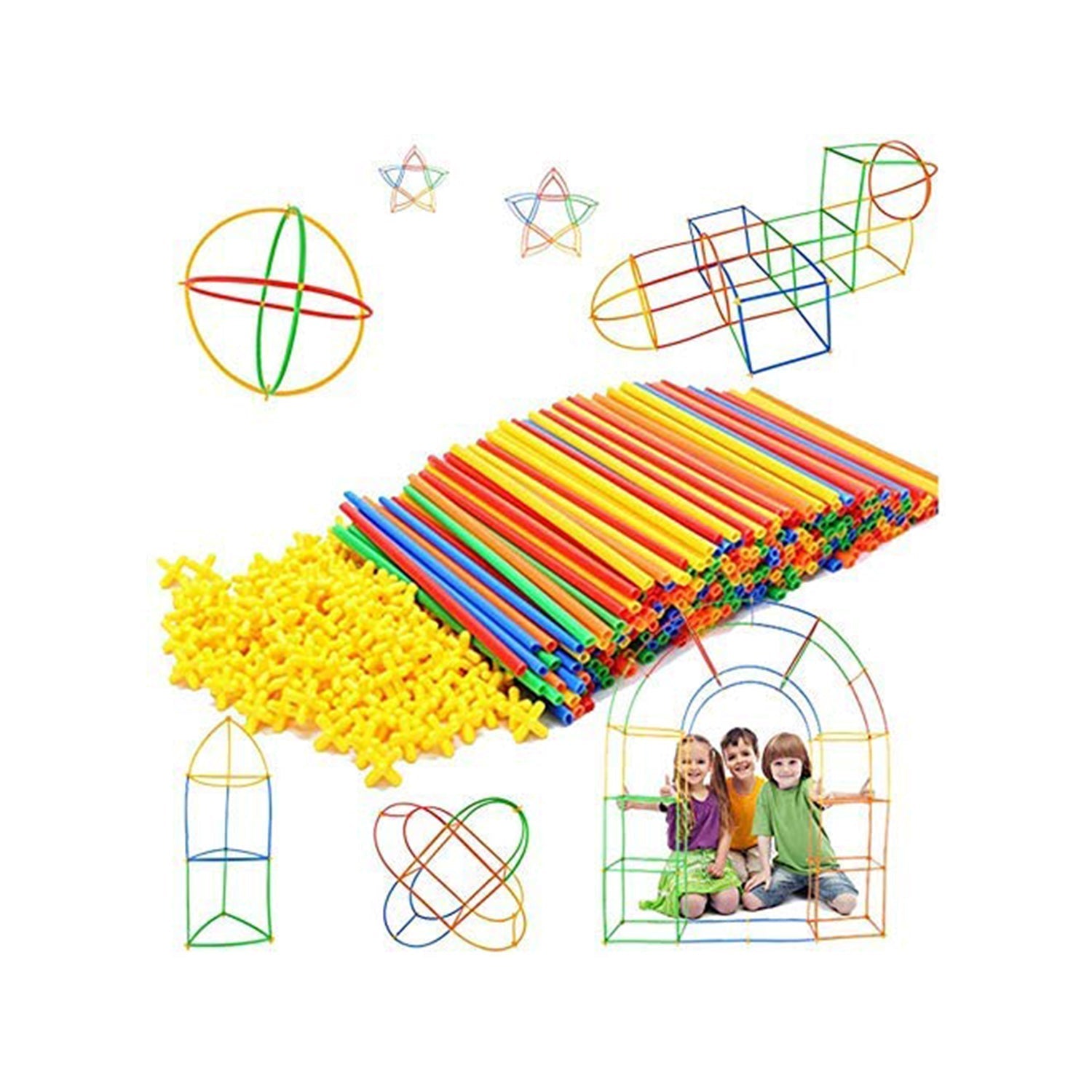 3917 100 Pc 4 D Block Toy used in all kinds of household and official places specially for kids and children for their playing and enjoying purposes.