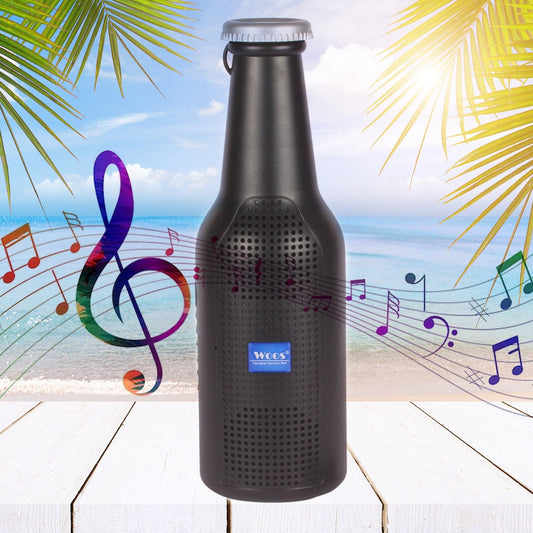 Bottle Shape Bluetooth Speaker And Weatherproof Enhanced Wireless USB Rechargeable Calling / FM / AUX / USB / SD Card Support Portable Bluetooth Speaker with Rich Deep Bass