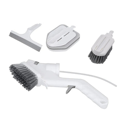 6699 Spray Cleaning Brush, Multifunction Non-Slip Cleaning Brush, Comfortable Handle Durable for Sinks, Gas Stove Clean Tiles Crevices, Window Household Cleaning