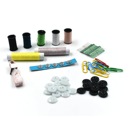 6051 62 Pc Sewing Set used for sewing of clothes and fabrics including all home purposes.