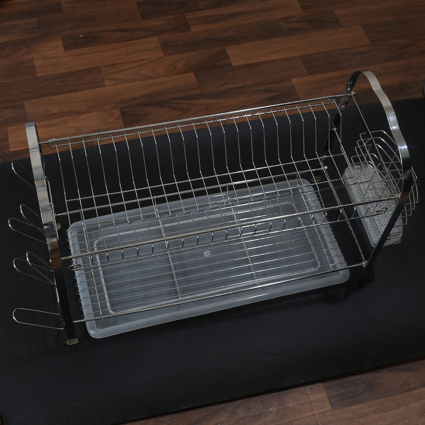 Kitchenware Steel Rack Dish Drainer 58cm For Home & Kitchen Use