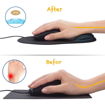 Comfortable Silicone Mouse Pad with Jel Mouse Pad For All type Multiuse Mouse Pad  (Mix Color)