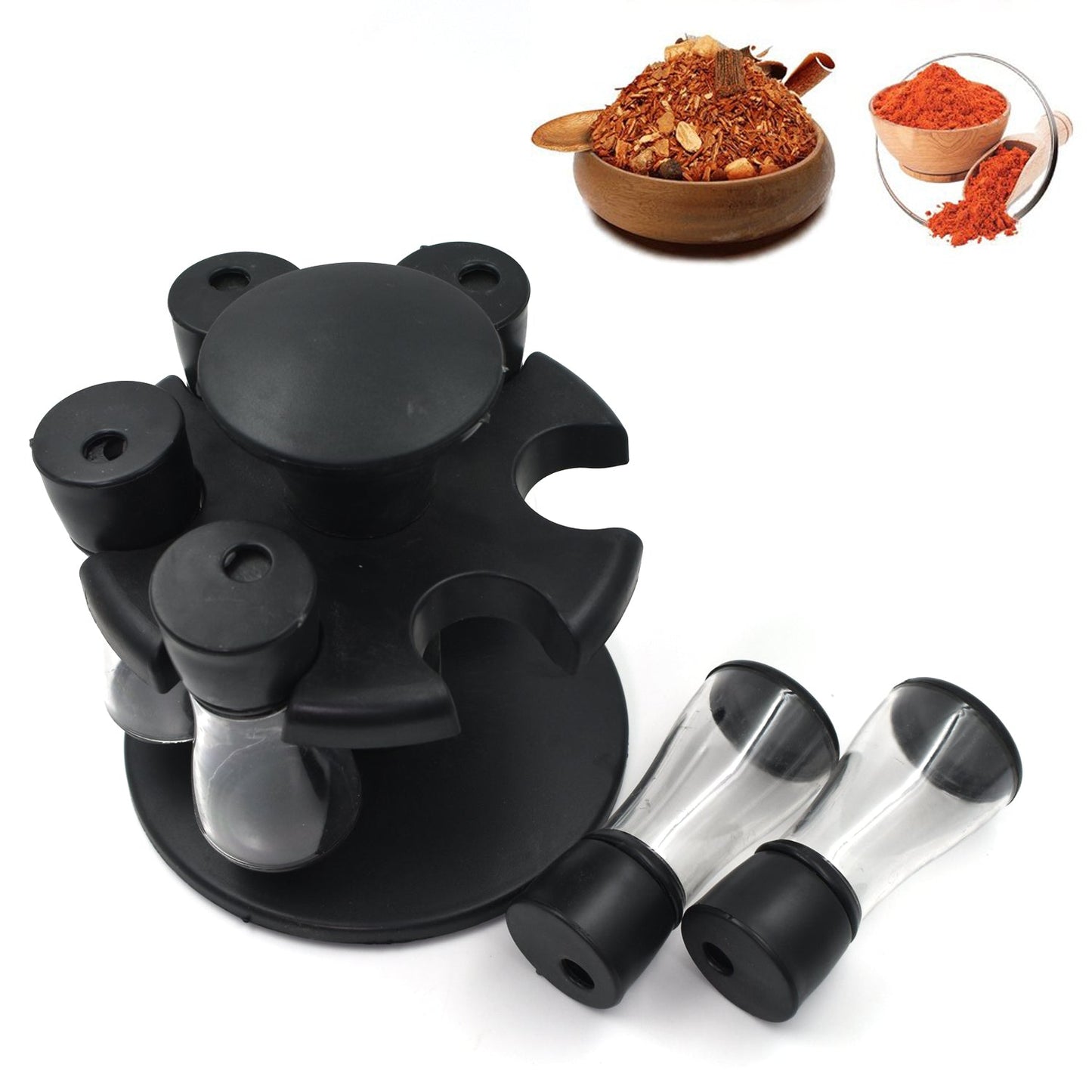 2757 6 Pc Spice Rack Used For Storing Spices Easily In An Ordered Manner.