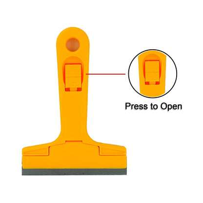 9158 Glass Scraper Razor Blade, Paint Scraper, Window scraper for Remover Tool Set (3Pc)