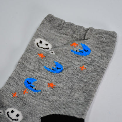 7382 1PAIR KIDS SOCKS PRINTED TRENDY MULTIPLE DESIGNER SOCKS FOR KIDS