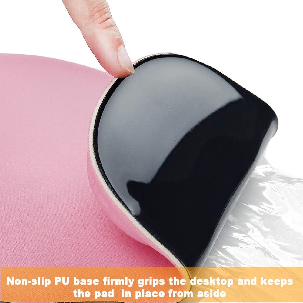 Comfortable Silicone Mouse Pad with Jel Mouse Pad For All type Multiuse Mouse Pad  (Mix Color)