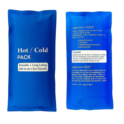 6291 Hot & Cold Reusable Gel Pack - Great for Knee, Shoulder, Back, Migraine Relief, Sprains, Muscle Pain, Bruises, Injuries, Legs - Microwave Heating Pad.