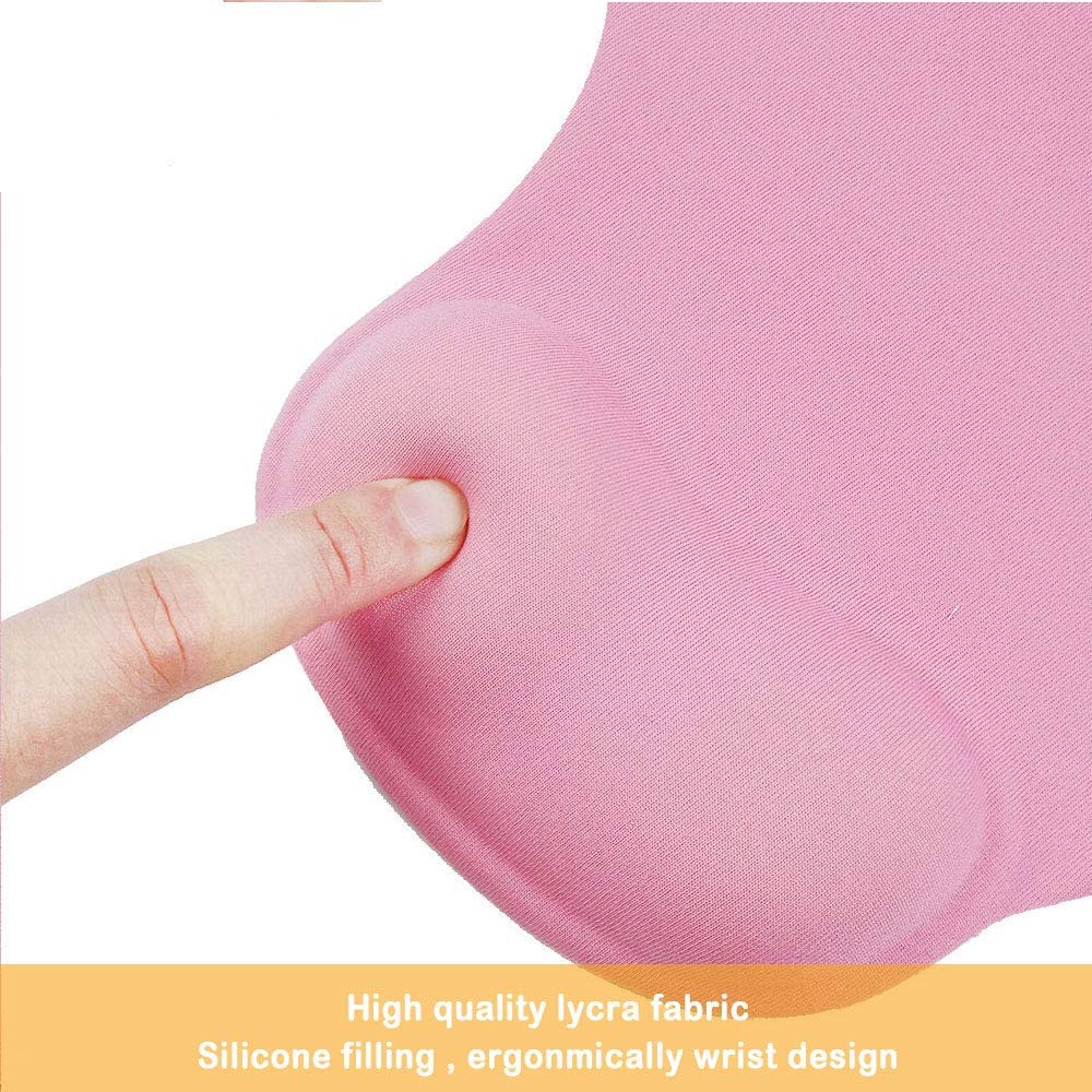 Comfortable Silicone Mouse Pad with Jel Mouse Pad For All type Multiuse Mouse Pad  (Mix Color)