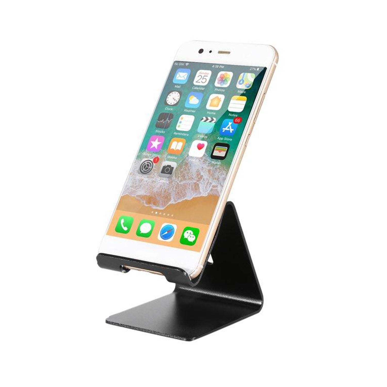 6149 Mobile Metal Stand widely used to give a stand and support for smartphones etc, at any place and any time purposes.