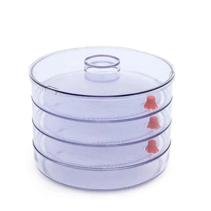 Plastic 4 Compartment Sprout Maker, White