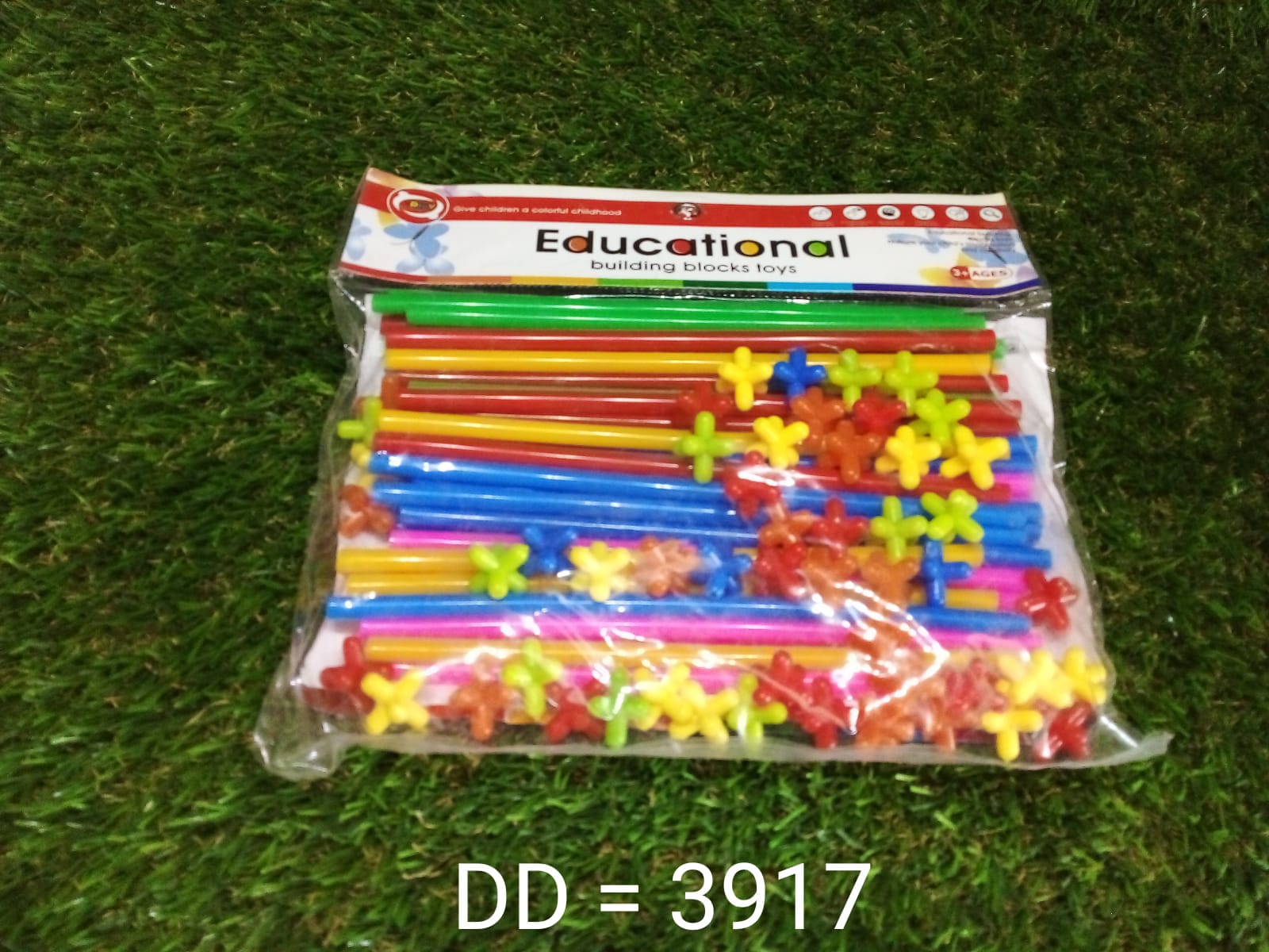 3917 100 Pc 4 D Block Toy used in all kinds of household and official places specially for kids and children for their playing and enjoying purposes.