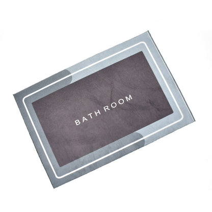 4036 Square Bathroom mat Water Absorbent mats Diatomite Door Mat Anti-Slip Bath Mat Quick Drying Absorbent mat for Home, Kitchen (59x39.5)