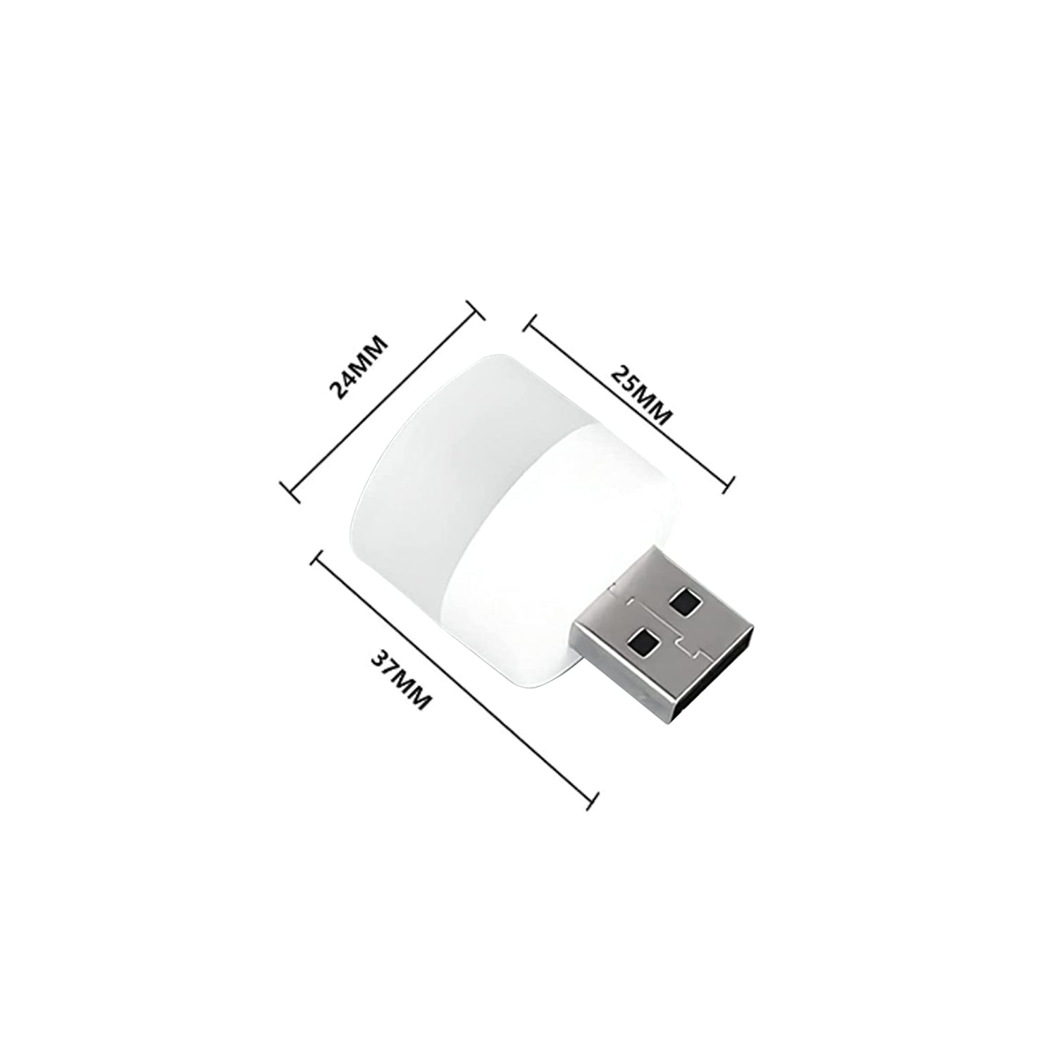 6096A Small USB Bulb used in official places for room lighting purposes. (Yellow Color)