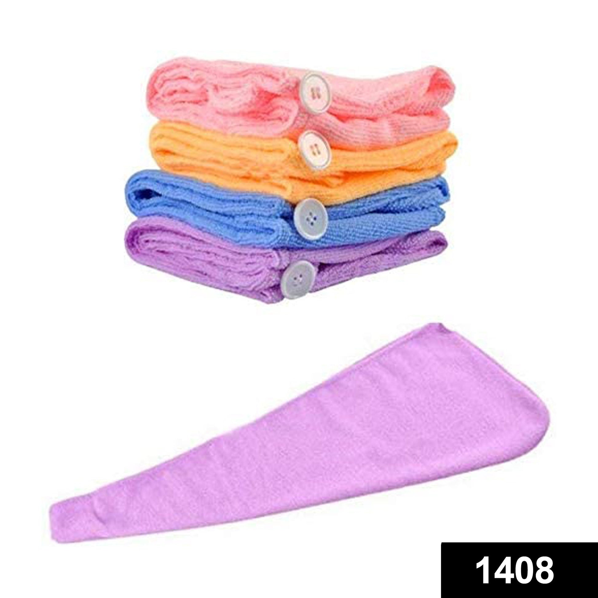 Quick Turban Hair-Drying Absorbent Microfiber Towel/Dry Shower Caps