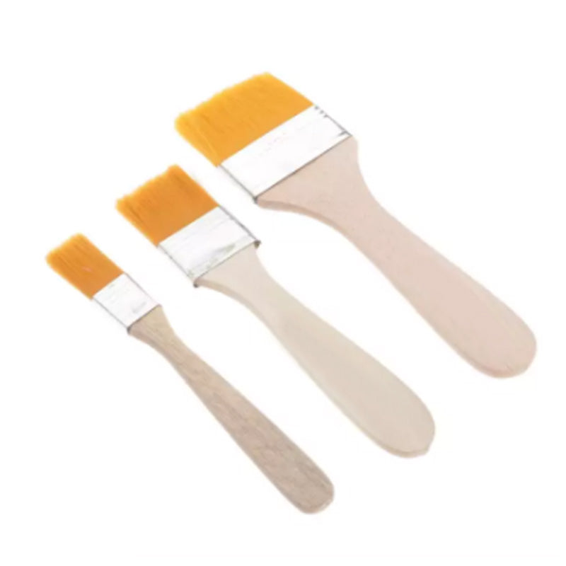 Artistic Flat Painting Brush - Set of 3