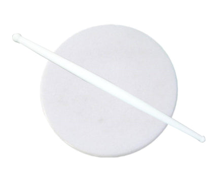 White Plastic Rolling Belan for Chapati Making