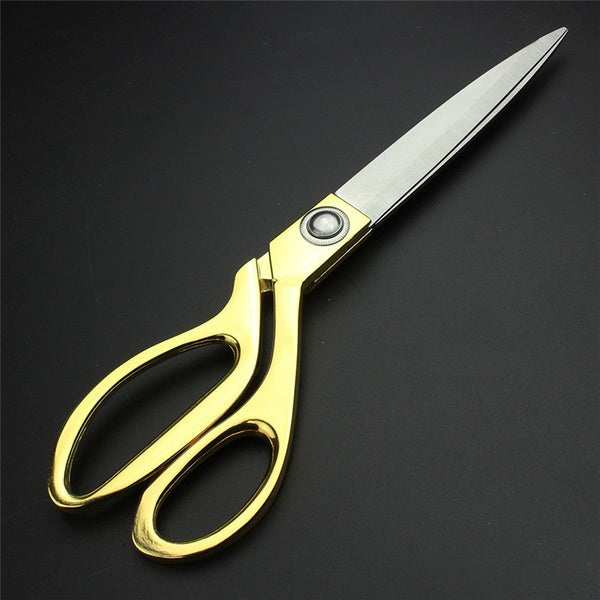 Gold Plated Professional Cloth Cutting Scissor 