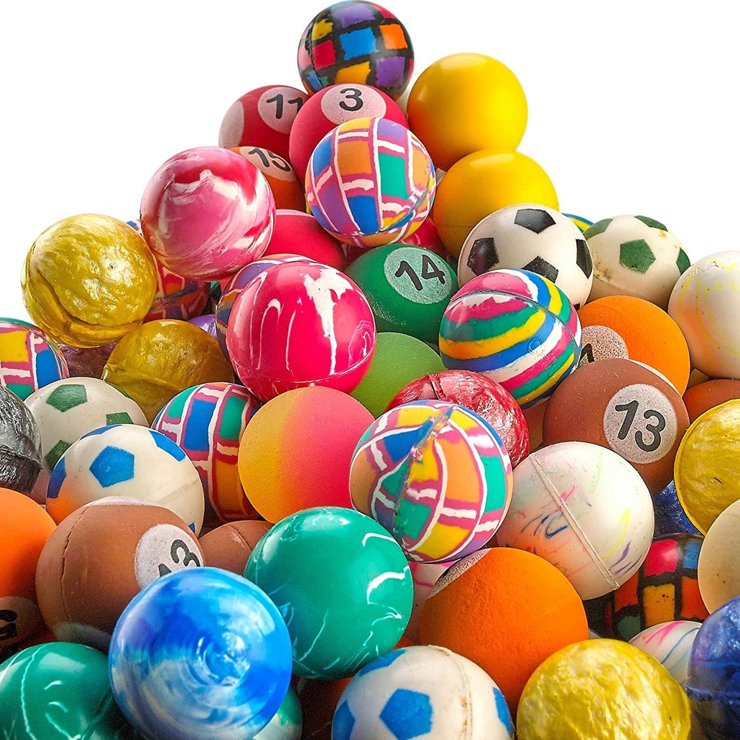 1956 Crazy Bouncy Jumping Balls Set of 14Pcs