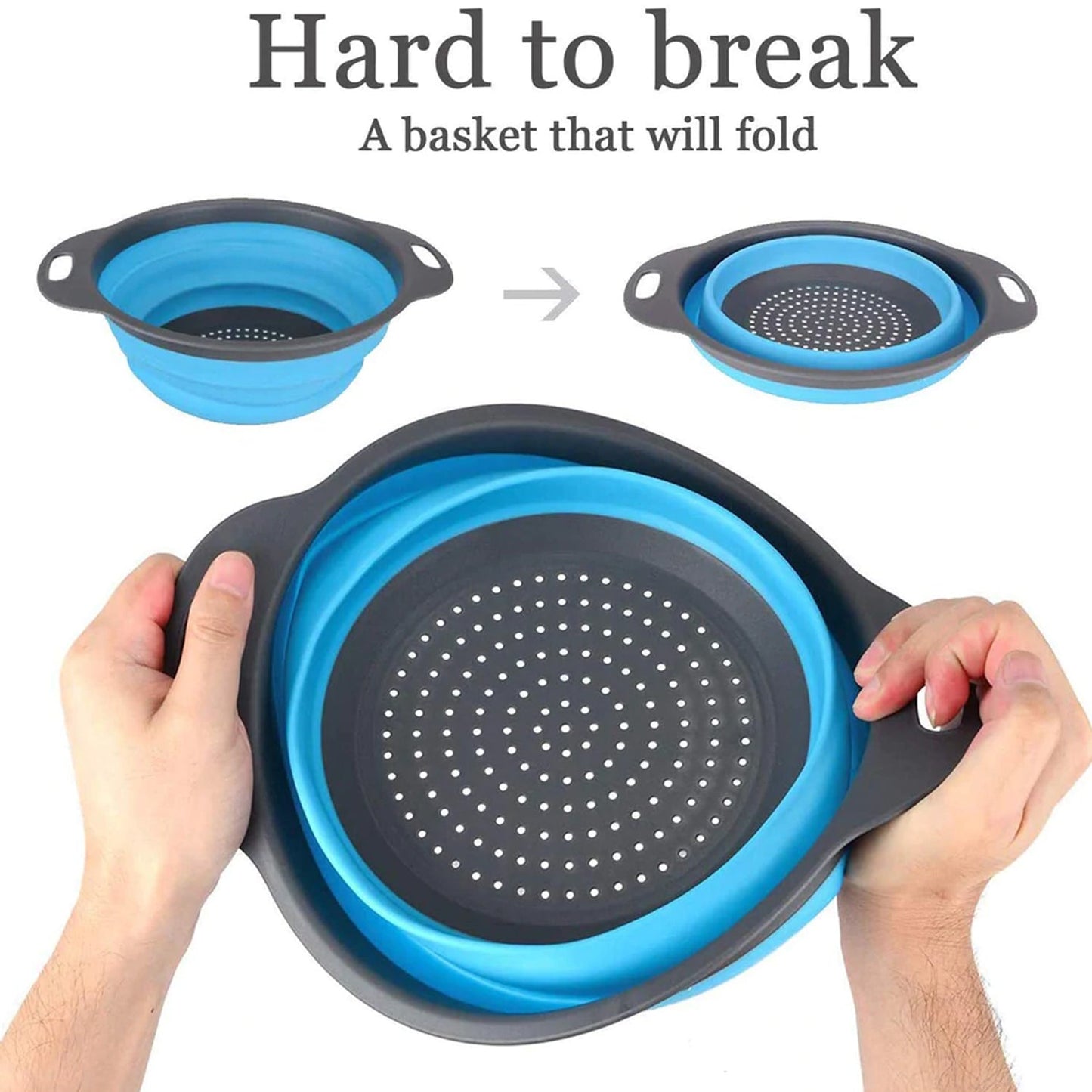 2712 A Round Small Silicone Strainer widely used in all kinds of household kitchen purposes while using at the time of washing utensils for wash basins and sinks etc.