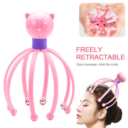 6098 Octopus Stress Relief Therapeutic Scalp Massager