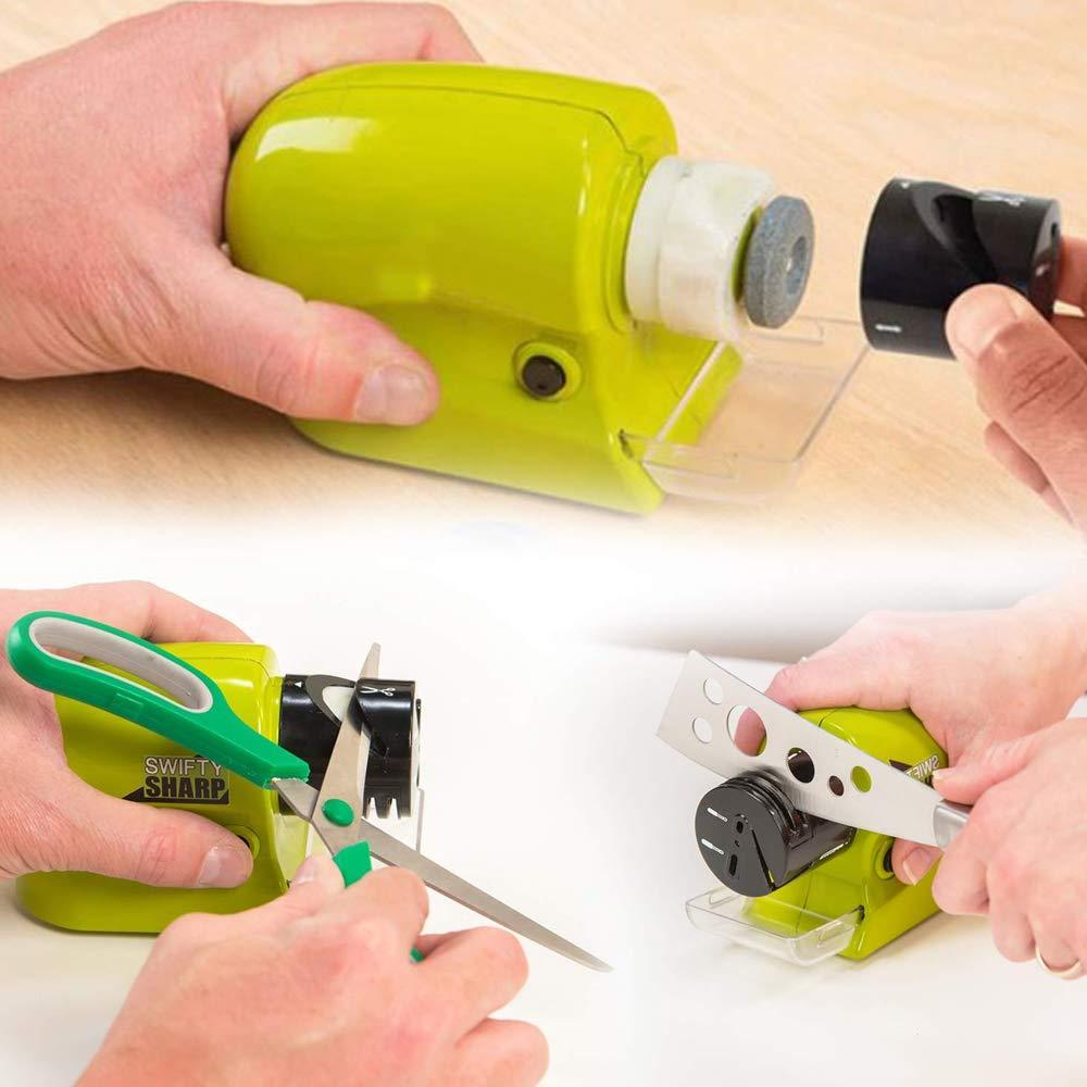 Cordless Motorized Knife Blade Sharpener Tool 