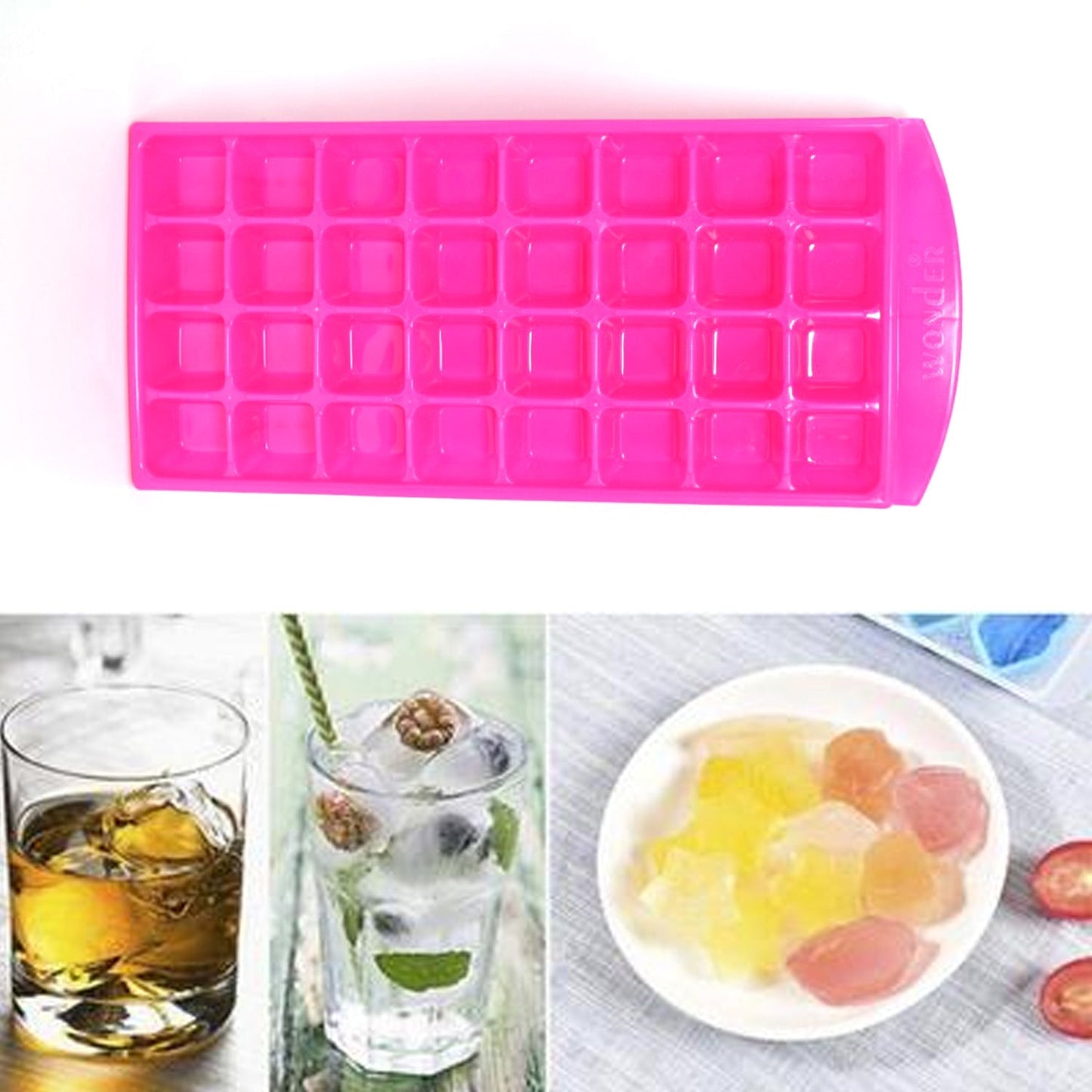 2795 32 Cavity Ice Tray For Making And Creating Ice Cubes Easily.