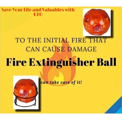 4971 GFO (Green Fire Ball) Automatic Fire Safety Ball for Office School Warehouse Home | FIRE Extinguisher Ball.